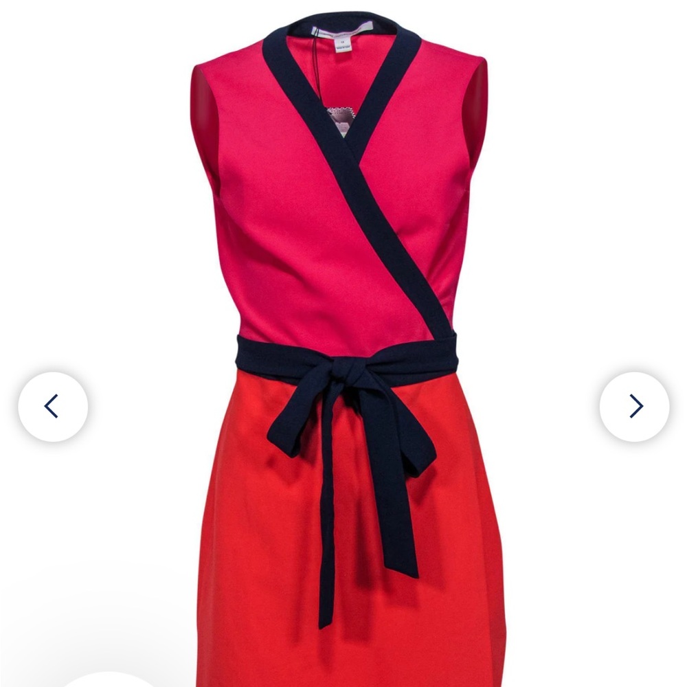 DVF Color-block Dress - Picture 4 of 5